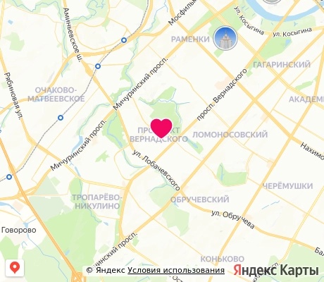 На карте