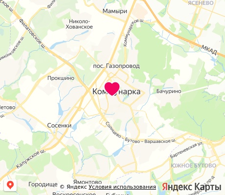 На карте