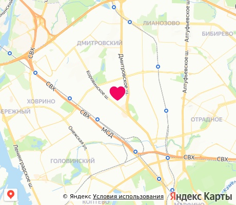 На карте