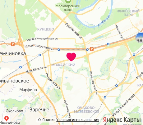 На карте