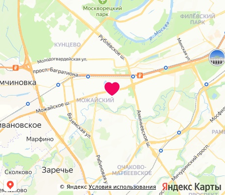 На карте