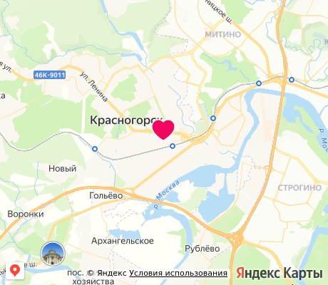 На карте