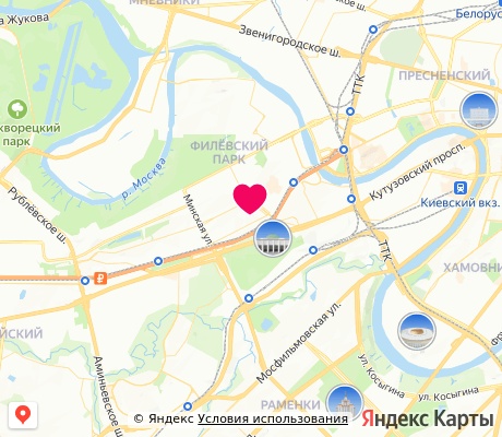 На карте