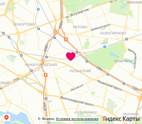 На карте