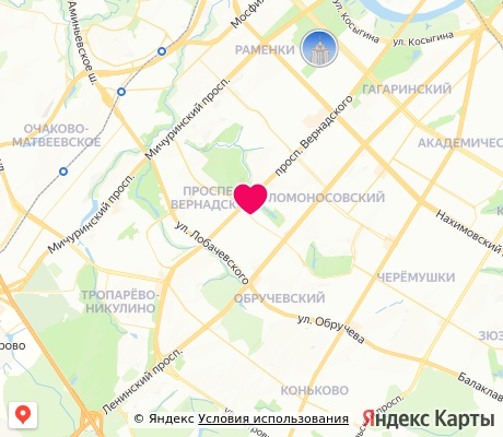 На карте