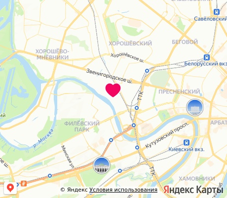 На карте