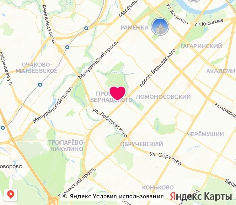 На карте