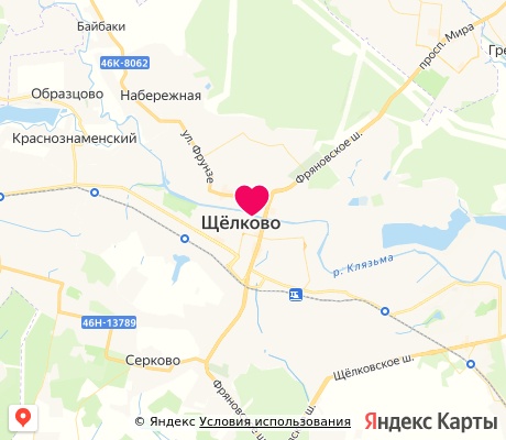 На карте
