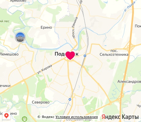 На карте