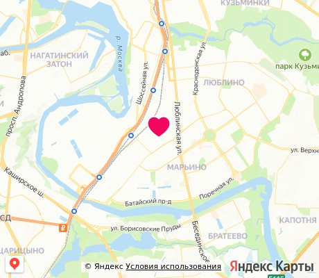 На карте