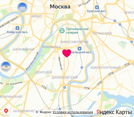 На карте
