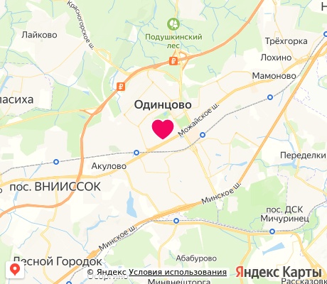 На карте