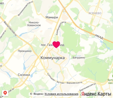 На карте