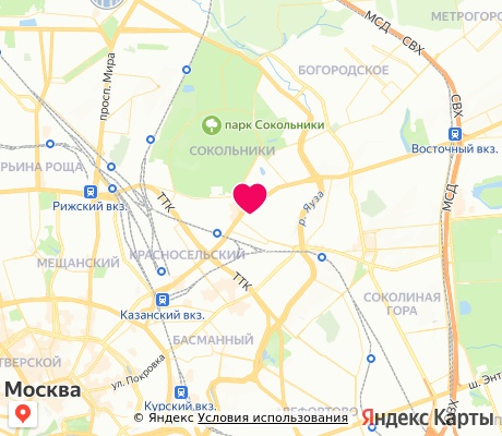 На карте