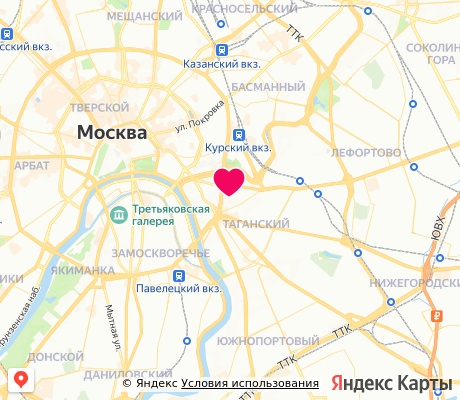 На карте