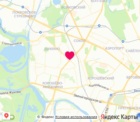 На карте