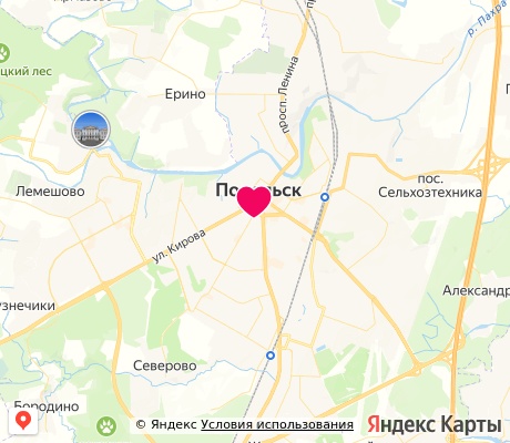 На карте