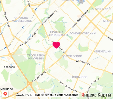 На карте