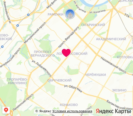 На карте