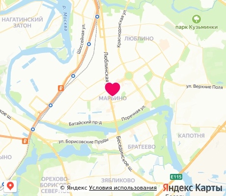 На карте