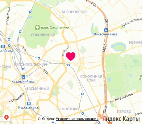 На карте