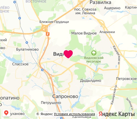 На карте