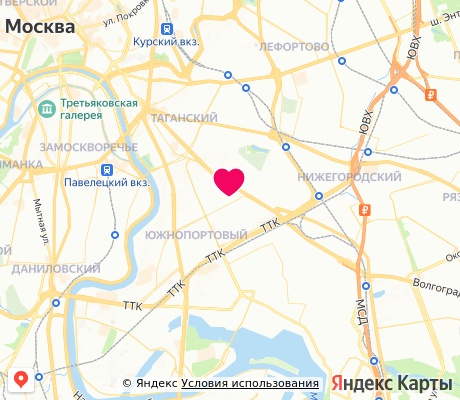 На карте