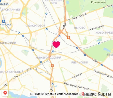 На карте