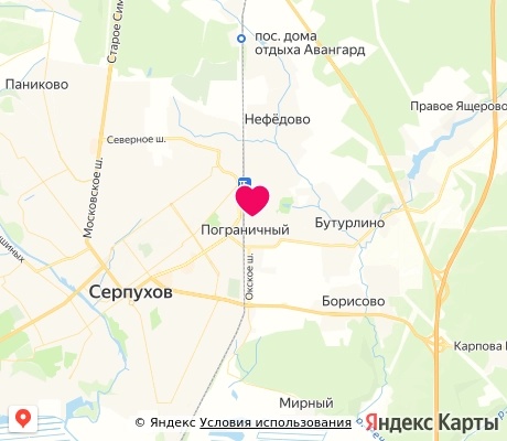 На карте