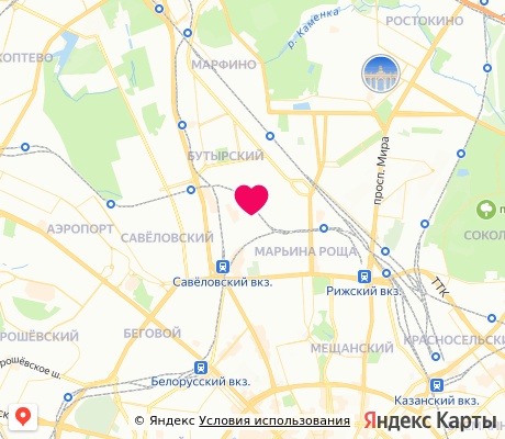 На карте