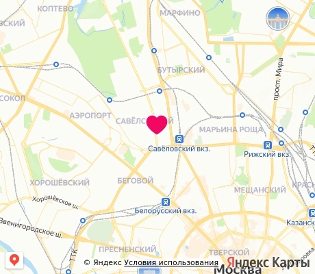 На карте