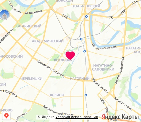 На карте