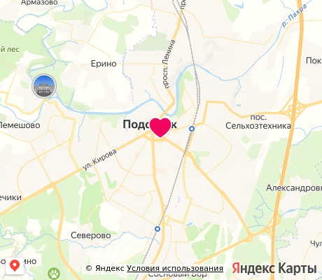 На карте