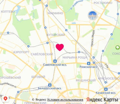 На карте