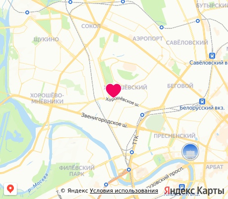 На карте