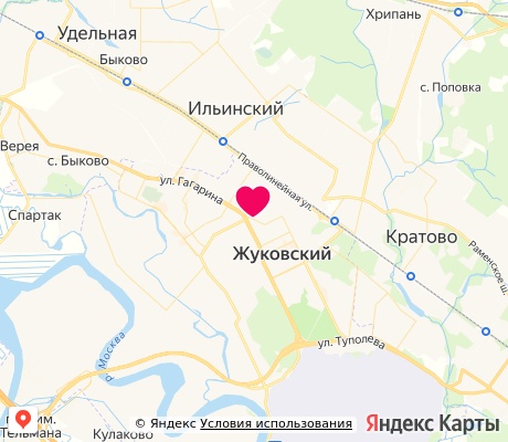 На карте