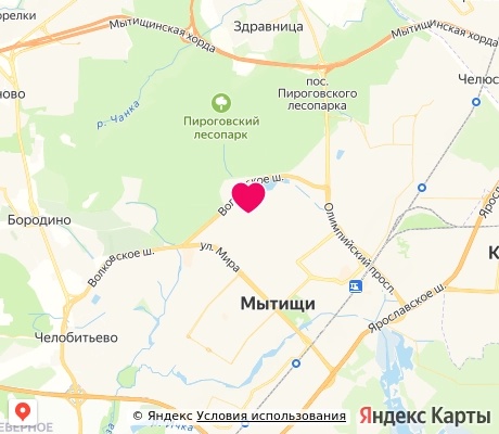 На карте