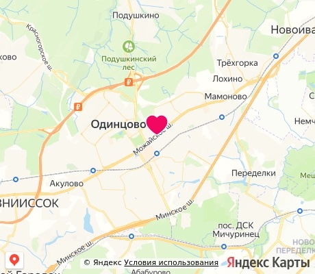 На карте