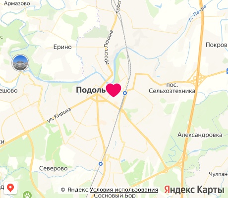 На карте