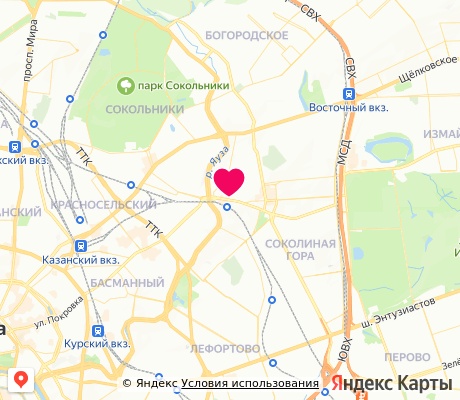 На карте
