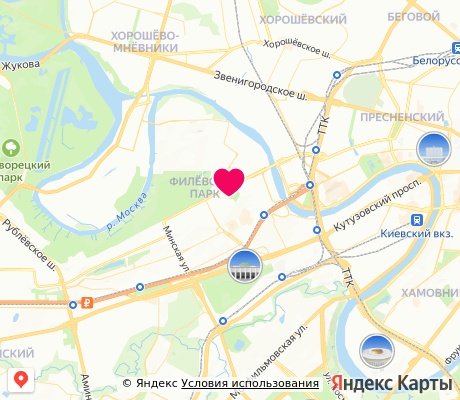 На карте