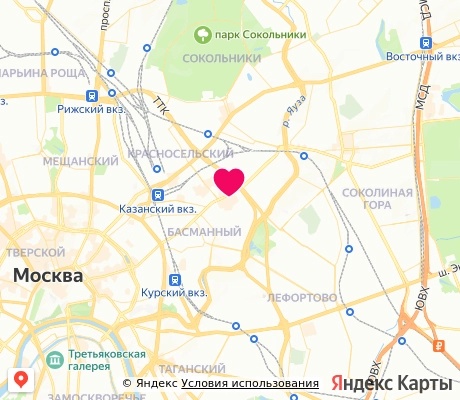 На карте