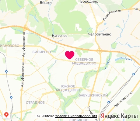 На карте