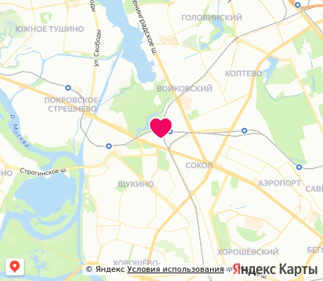На карте