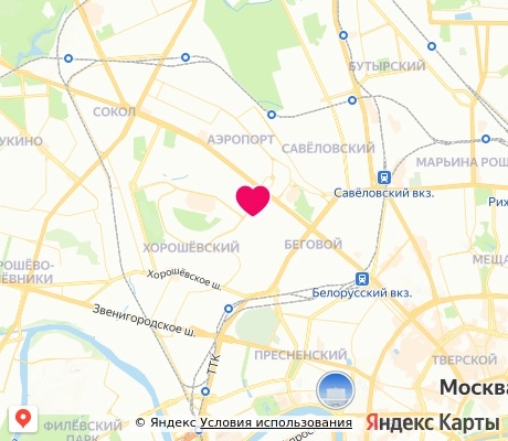 На карте