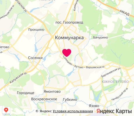 На карте
