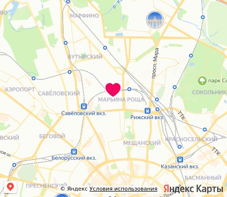 На карте