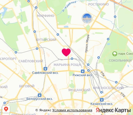 На карте