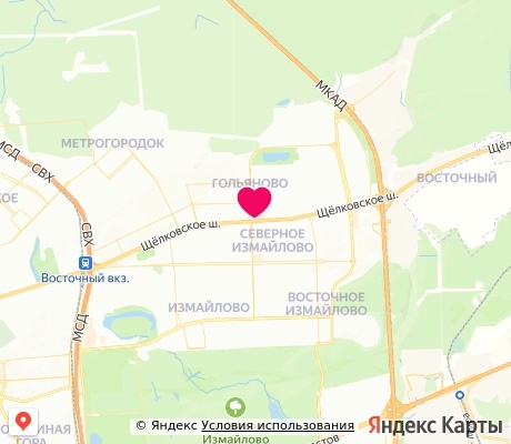 На карте