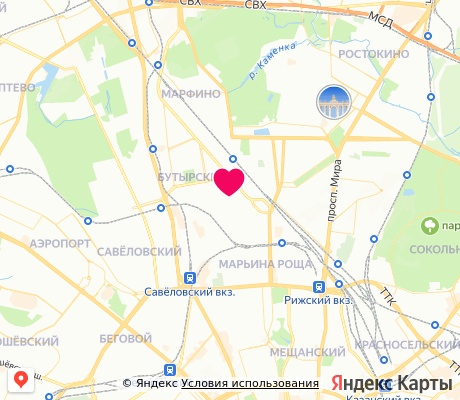 На карте